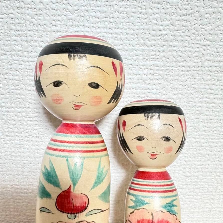 Amazon.co.jp: 本多信夫 2本セット 中ノ沢 伝統こけし : おもちゃ